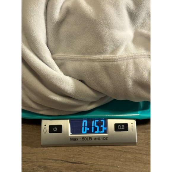 Lululemon‎ Athletica White Cowl Neck Fleece Hoodie Athleisure Women's Size 10 - Picture 11 of 12